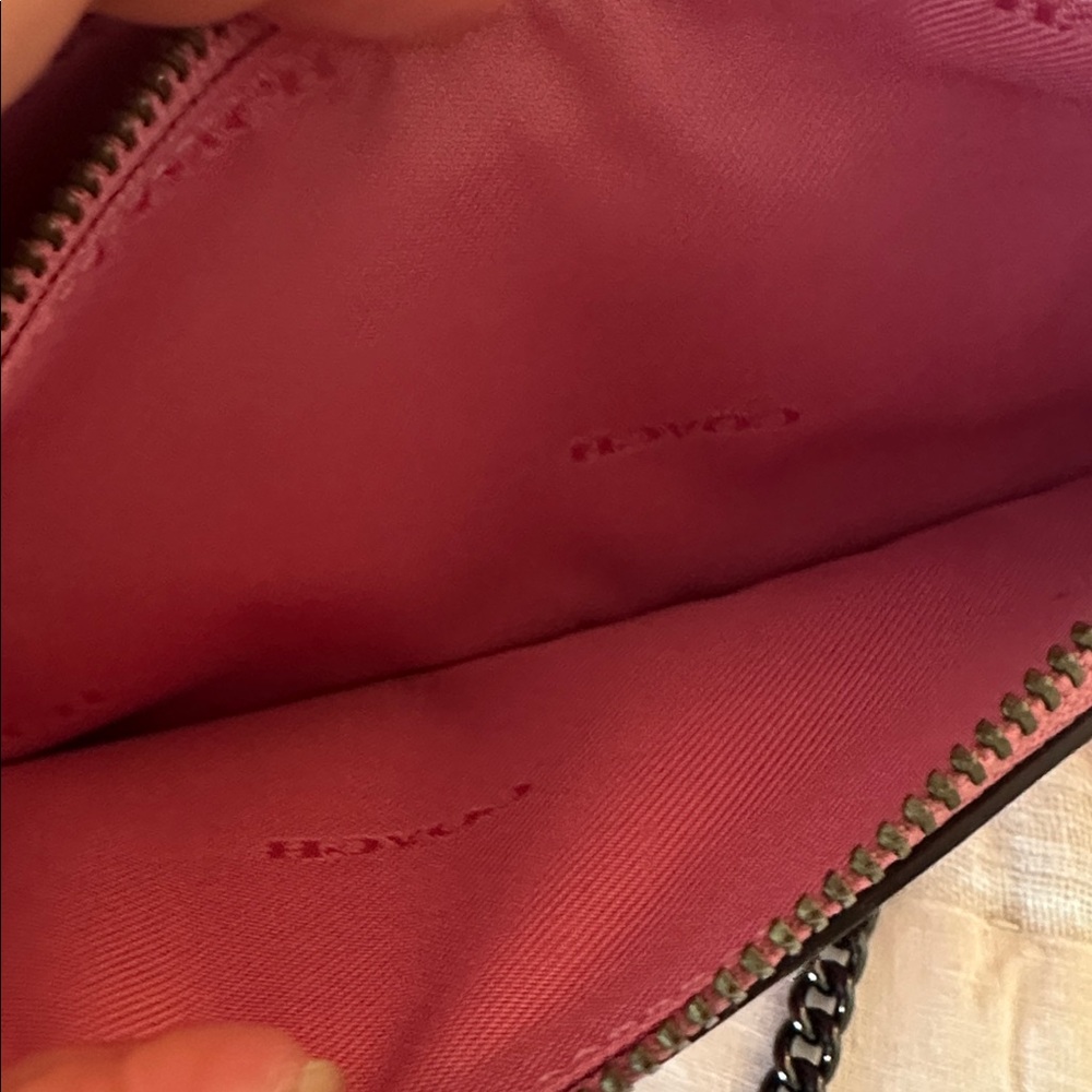 Coach 1941 Dinky Pink Multi Foldove Colorblock Quilted Leather w/ Rivets - Picture 11 of 17
